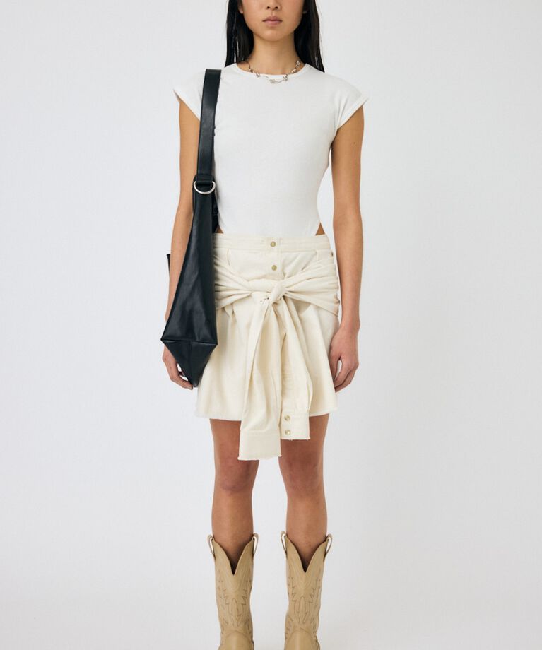 MOUSSY「BASIC RIB ボディスーツ」|Tシャツ・カットソー|