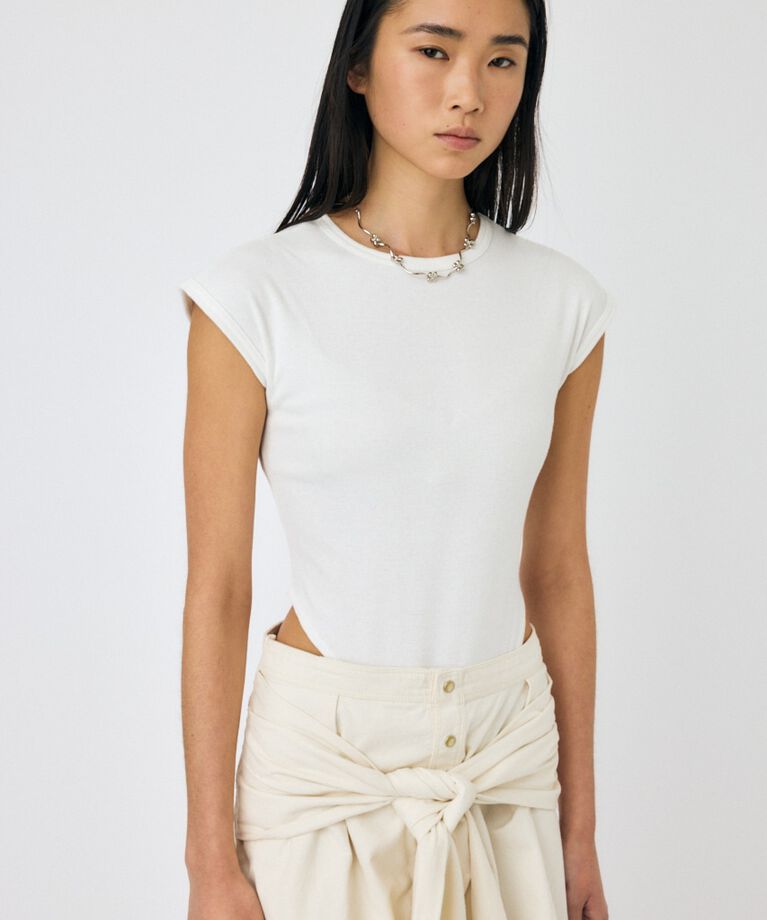 MOUSSY「BASIC RIB ボディスーツ」|Tシャツ・カットソー|