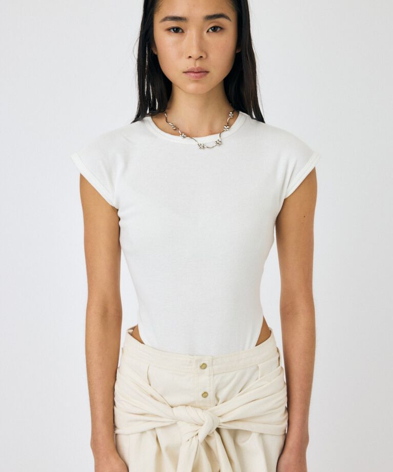 MOUSSY「BASIC RIB ボディスーツ」|Tシャツ・カットソー|