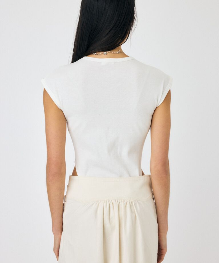 MOUSSY「BASIC RIB ボディスーツ」|Tシャツ・カットソー|