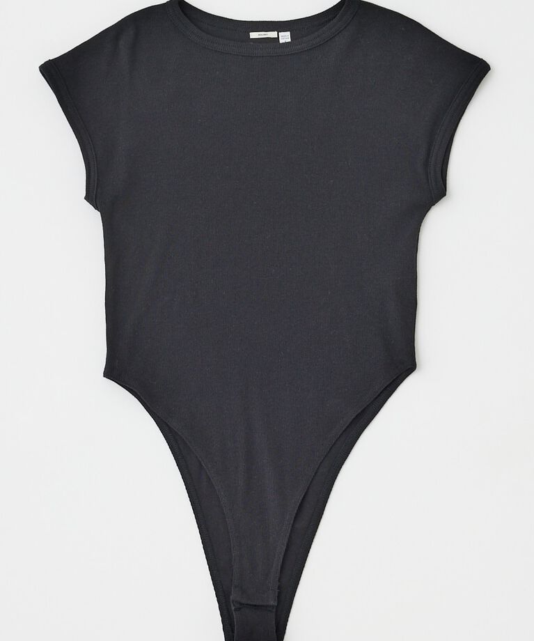 MOUSSY「BASIC RIB ボディスーツ」|Tシャツ・カットソー|