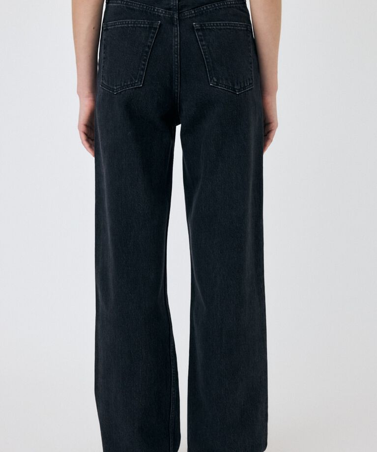 MOUSSY「HW 90S BLK STRAIGHT」|デニム|