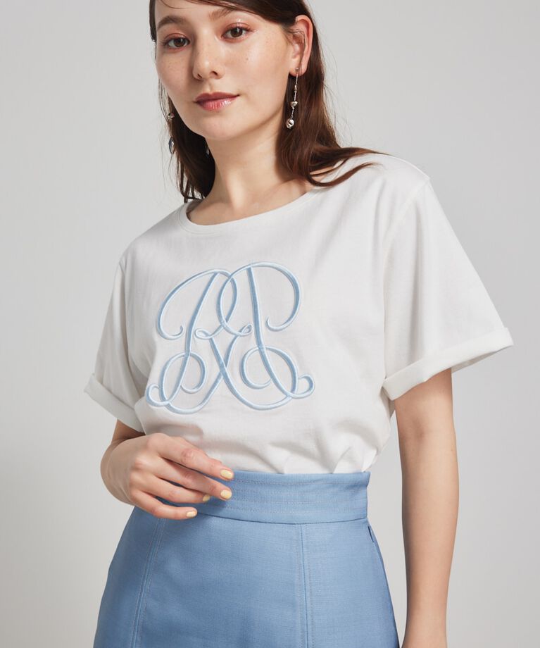rienda「WRR T-SH」|Tシャツ・カットソー|柄BLU5