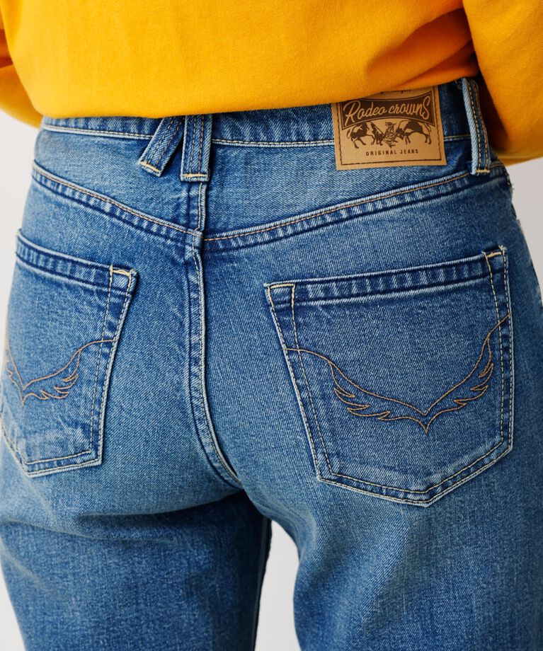 RODEO CROWNS「Rough Chic slim straight」|デニム|