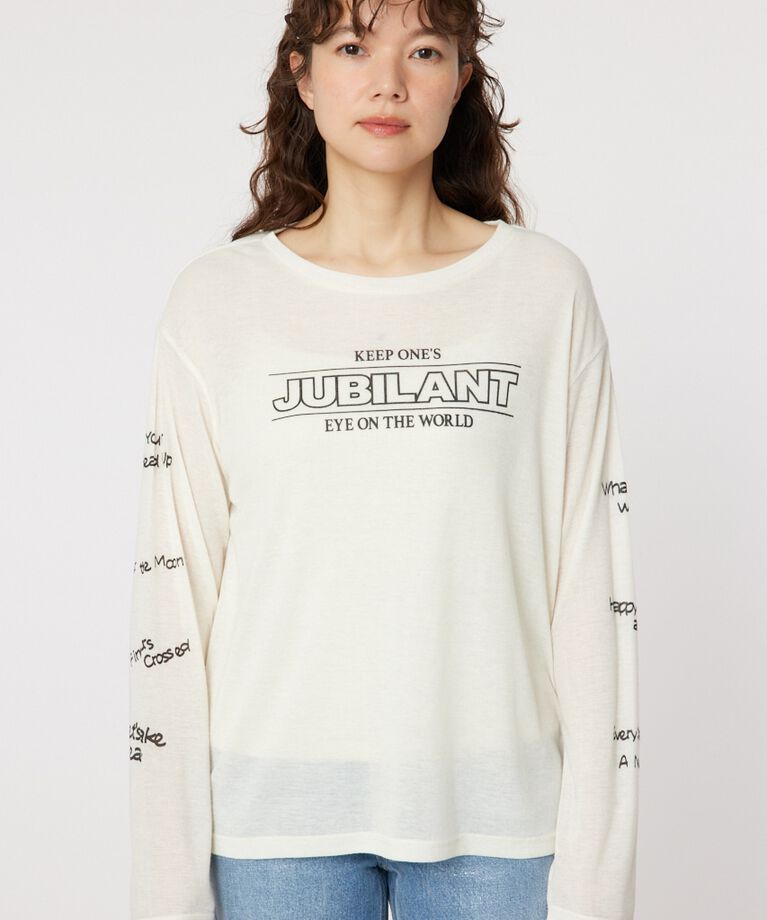 RODEO CROWNS「JUBILANTシアーL/S Tシャツ」|Tシャツ・カットソー|