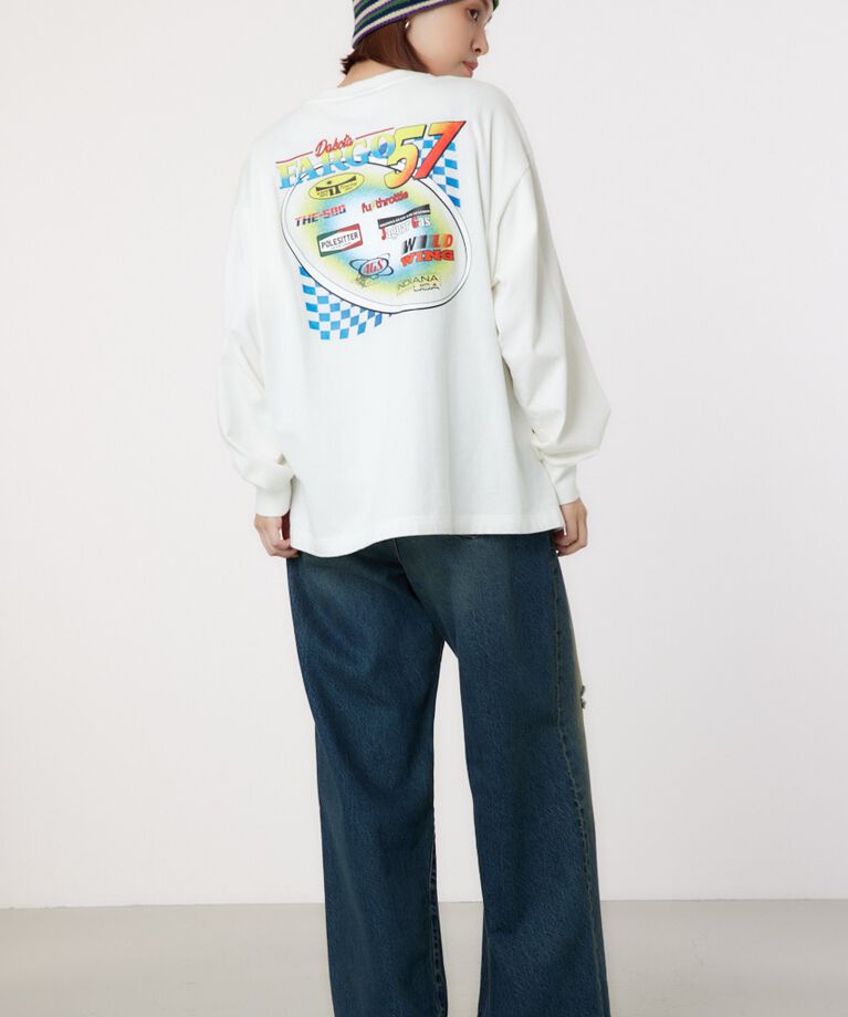 RODEO CROWNS「G/O AUTO RACING ロングTシャツ」|Tシャツ・カットソー|