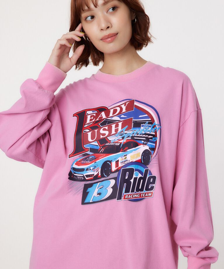 RODEO CROWNS「G/O AUTO RACING ロングTシャツ」|Tシャツ・カットソー|