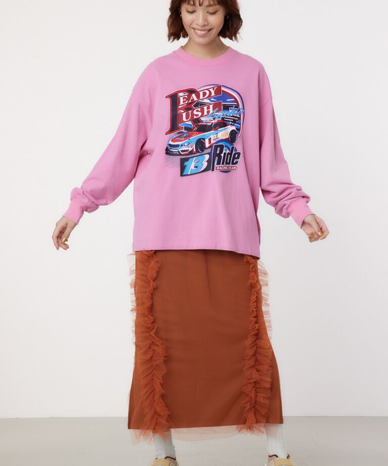 RODEO CROWNS「G/O AUTO RACING ロングTシャツ」|Tシャツ・カットソー|