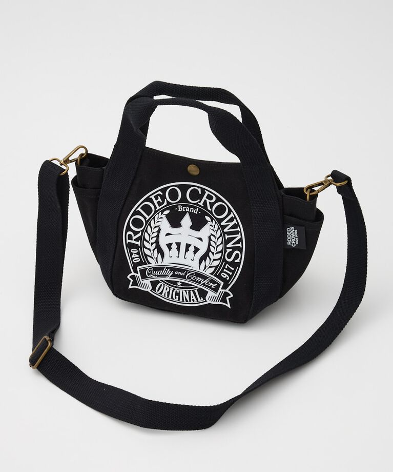 RODEO CROWNS「CROWNベーシックキャンバスミニトート」|その他|BLK