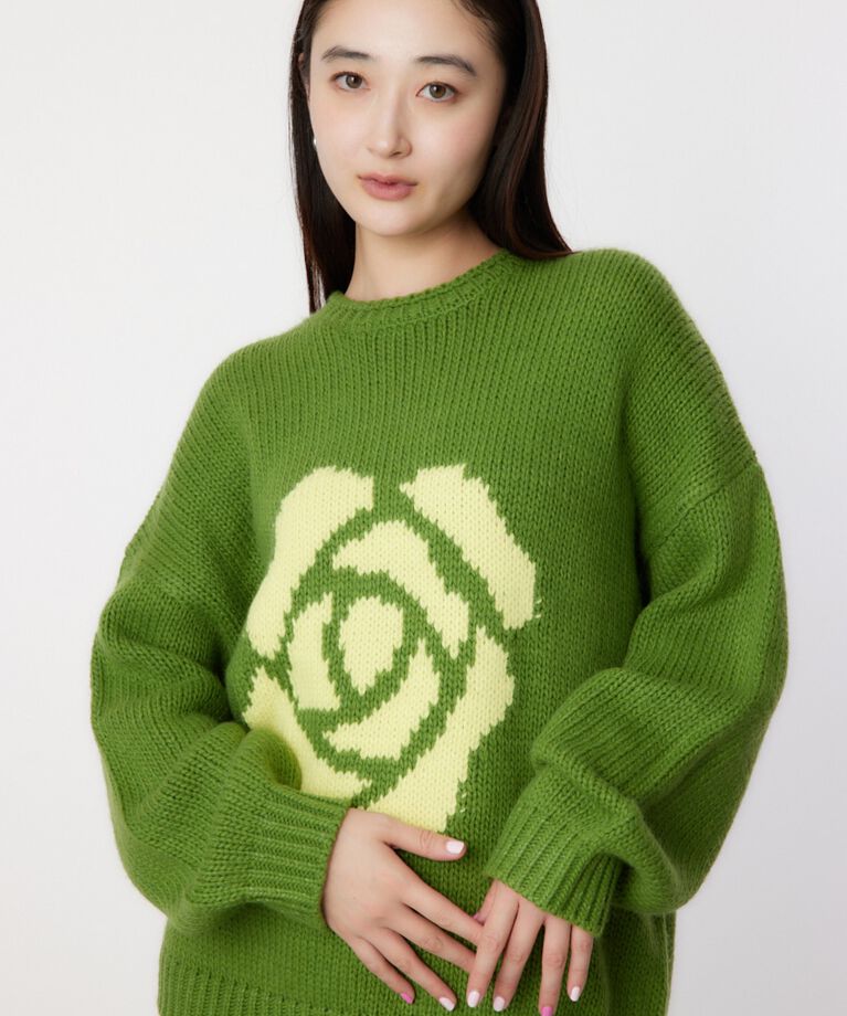 RODEO CROWNS「Roughly knit トップス」|ニット・セーター|GRN