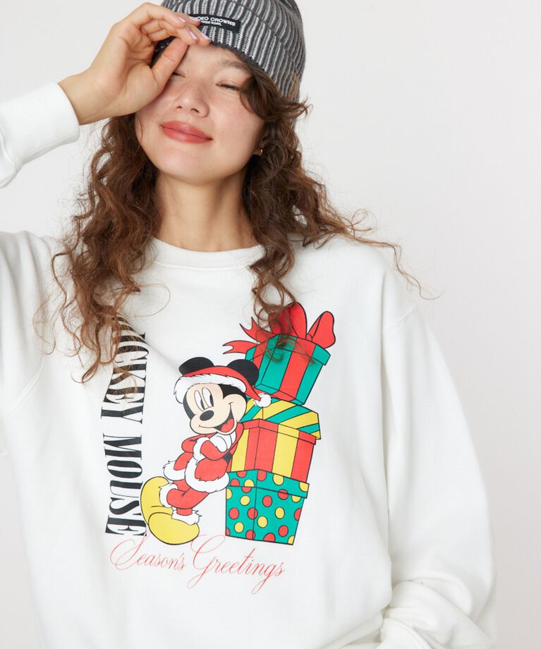 RODEO CROWNS「(MICKEY)Xmasスウェットトップス」|パーカー|
