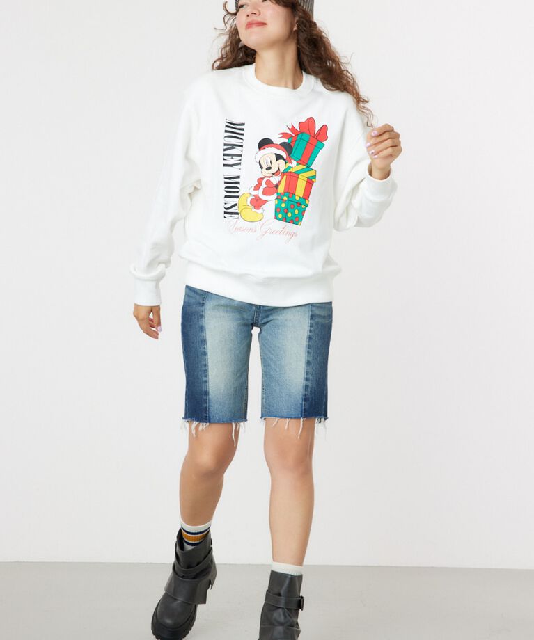 RODEO CROWNS「(MICKEY)Xmasスウェットトップス」|パーカー|