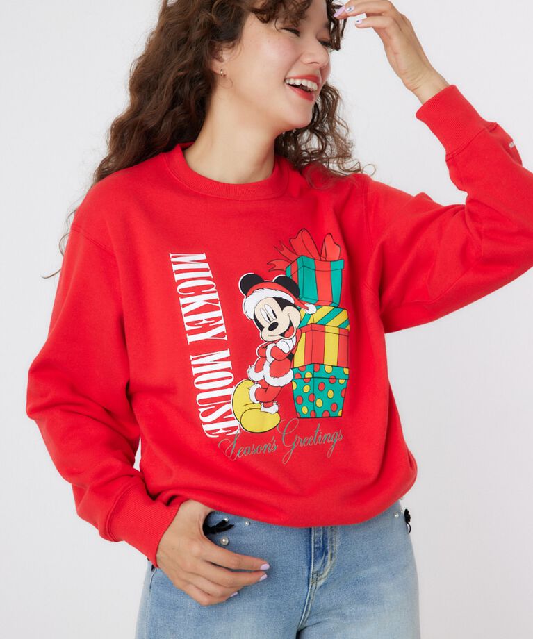RODEO CROWNS「(MICKEY)Xmasスウェットトップス」|パーカー|
