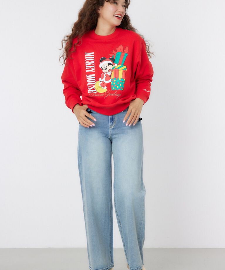 RODEO CROWNS「(MICKEY)Xmasスウェットトップス」|パーカー|