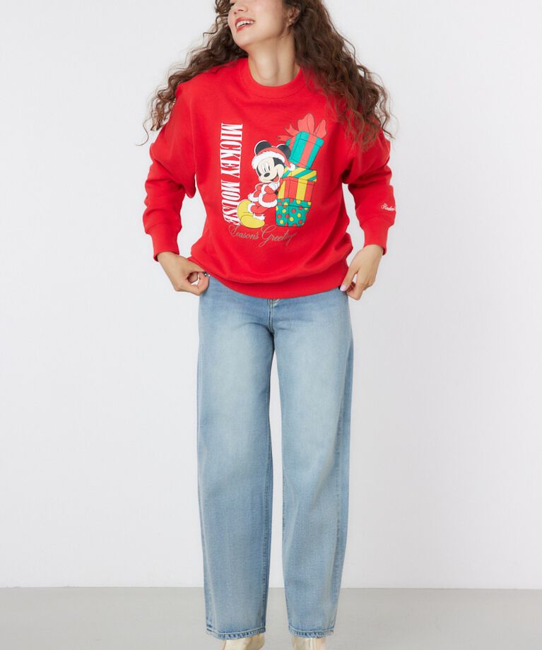 RODEO CROWNS「(MICKEY)Xmasスウェットトップス」|パーカー|