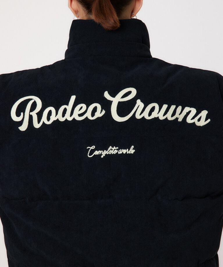 RODEO CROWNS「LOGO パフ 中綿ブルゾン」|ブルゾン・スタジャン|