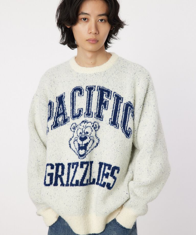 RODEO CROWNS「Grizzlies ニット」|ニット・セーター|O/WHT1