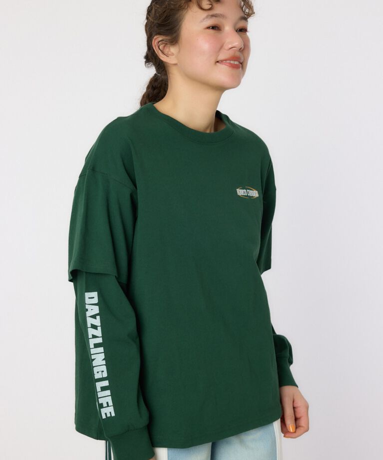RODEO CROWNS「VintageフェイクレイヤードロングスリーブTシャツ」|Tシャツ・カットソー|