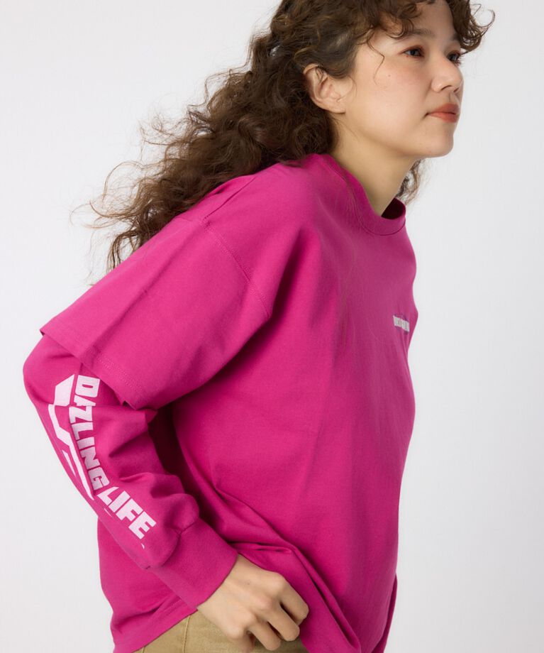 RODEO CROWNS「VintageフェイクレイヤードロングスリーブTシャツ」|Tシャツ・カットソー|