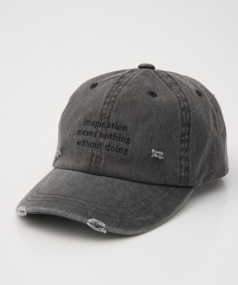 RODEO CROWNS「メッセージ刺繍キャップ」|その他|BLK