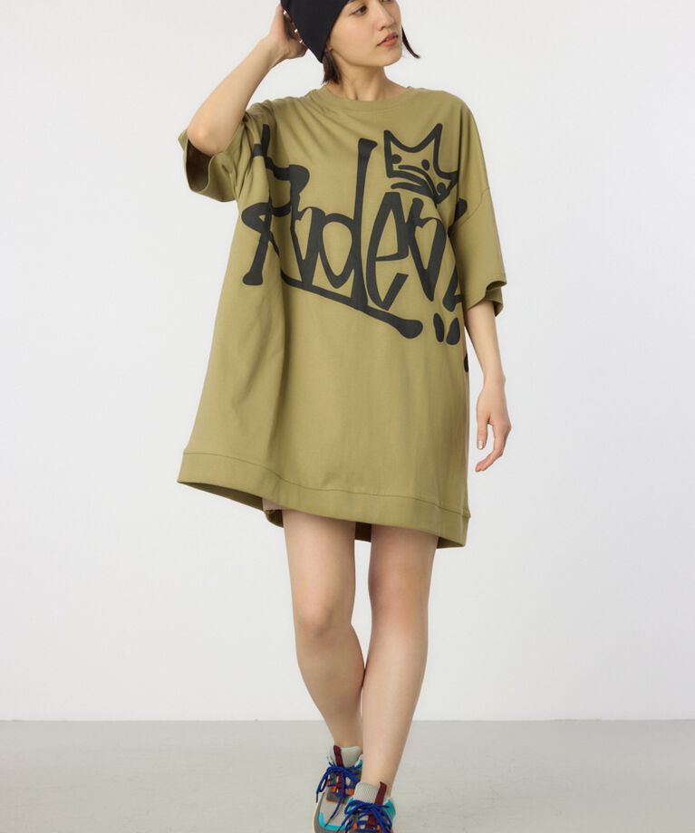 RODEO CROWNS「BIG SIGN LOGO Tワンピース」|ワンピース|