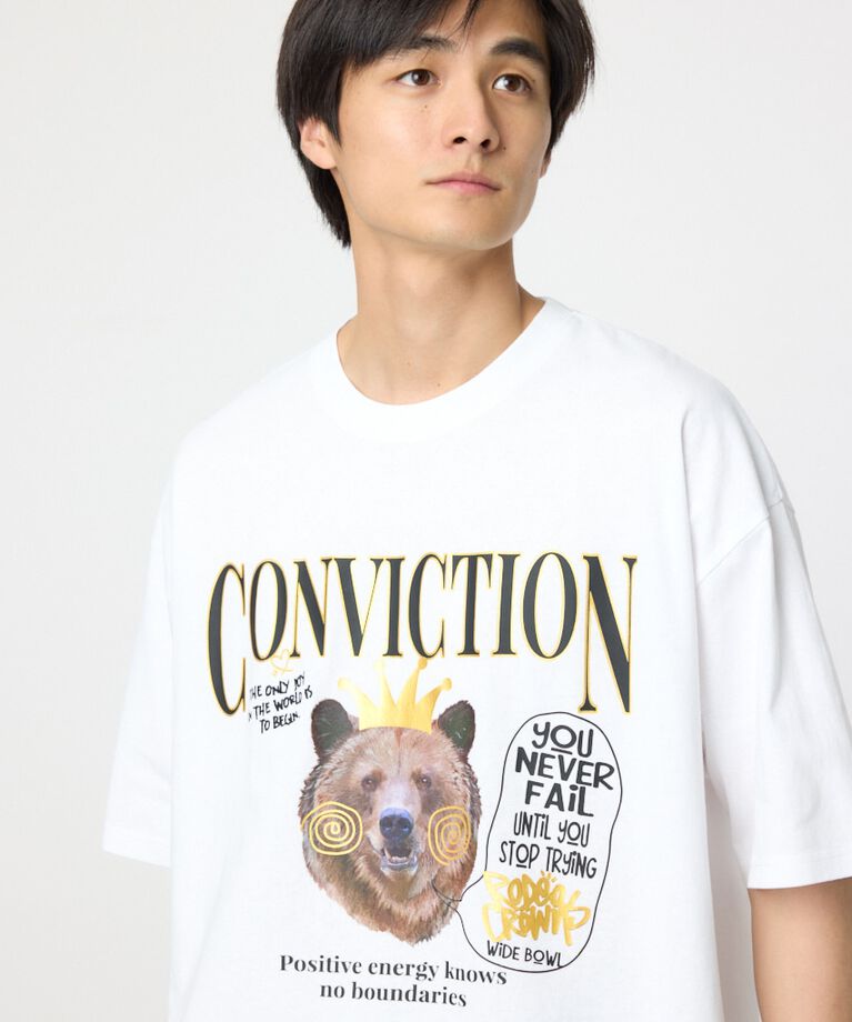 RODEO CROWNS「カレッジベアーTシャツ」|Tシャツ・カットソー|