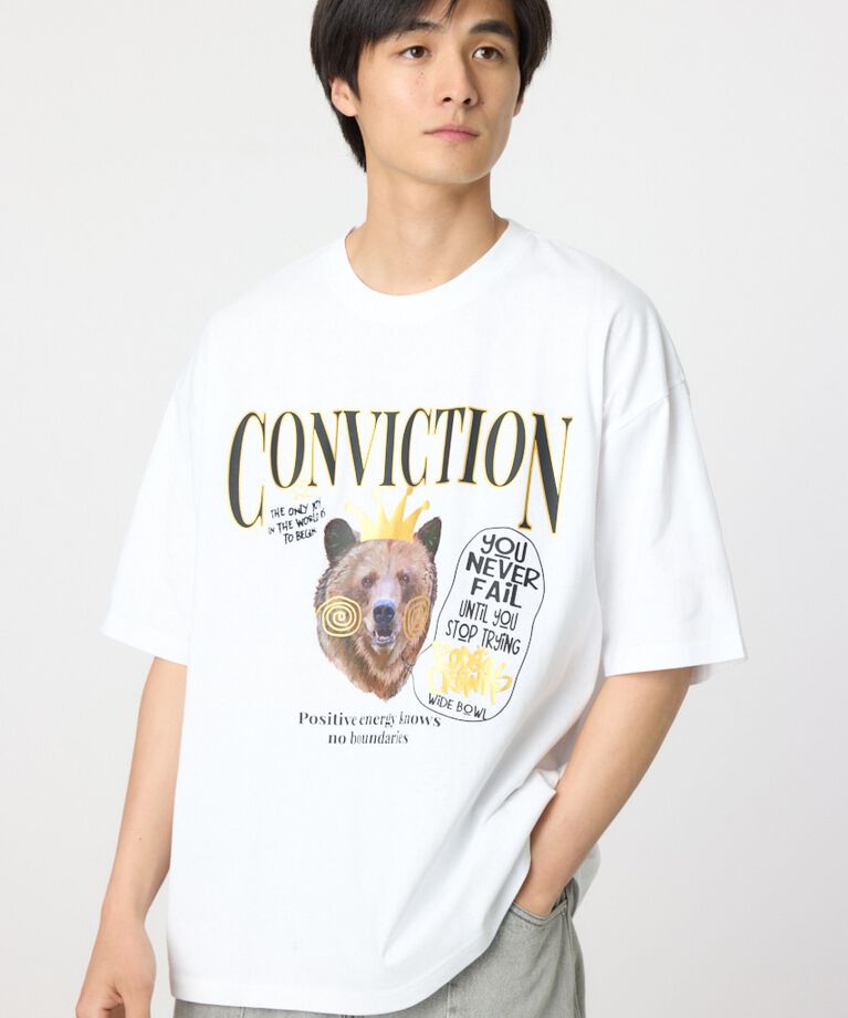 RODEO CROWNS「カレッジベアーTシャツ」|Tシャツ・カットソー|