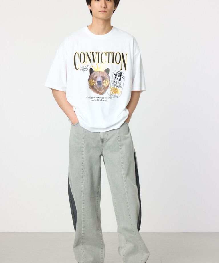 RODEO CROWNS「カレッジベアーTシャツ」|Tシャツ・カットソー|