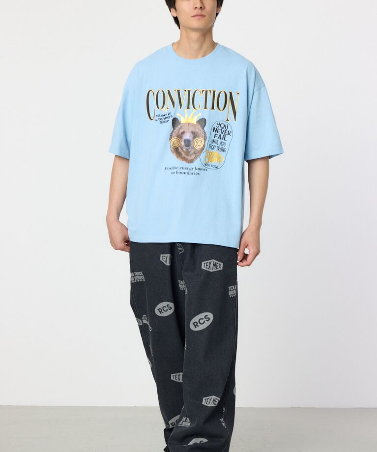 RODEO CROWNS「カレッジベアーTシャツ」|Tシャツ・カットソー|