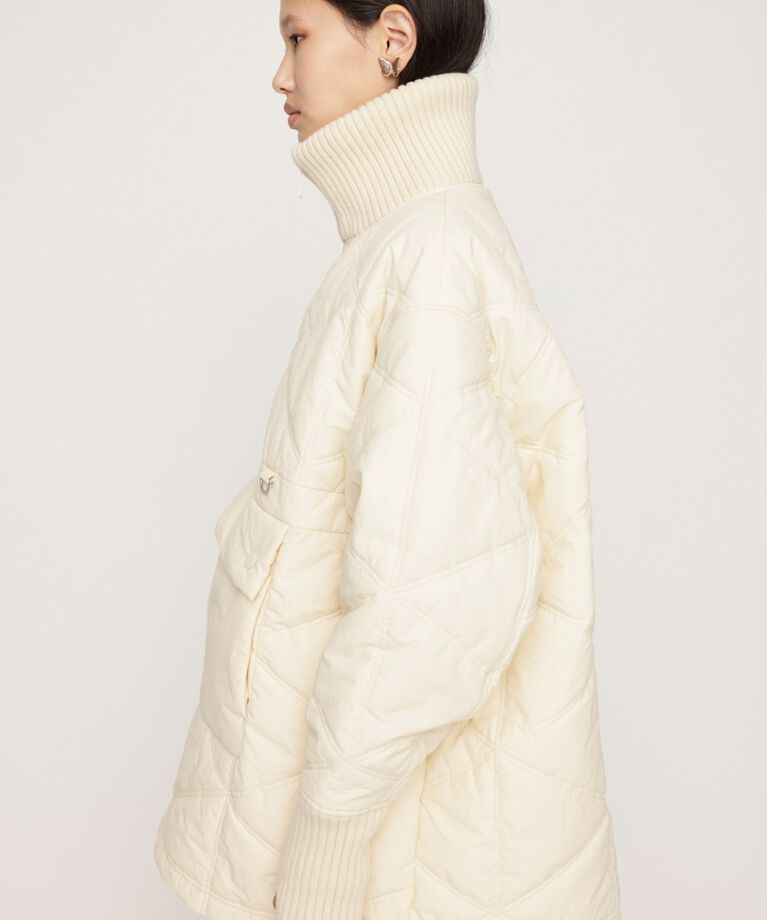 SLY「QUILTING HALF ZIP PULLOVER」|ブルゾン・スタジャン|