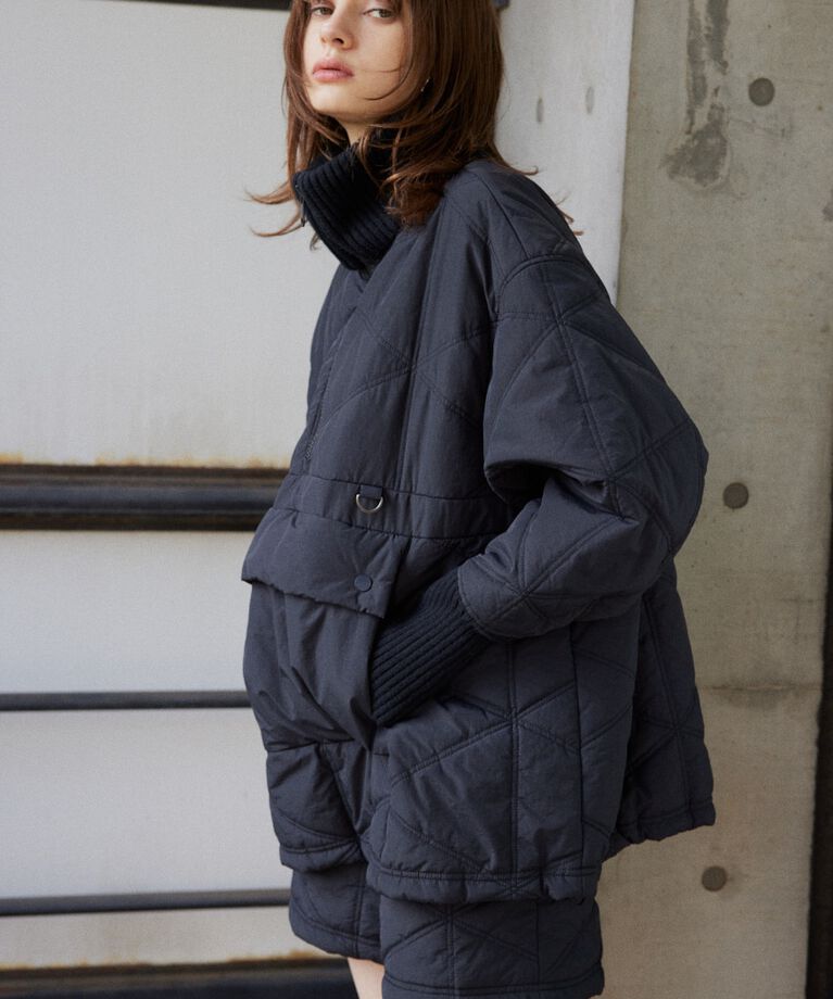 SLY「QUILTING HALF ZIP PULLOVER」|ブルゾン・スタジャン|