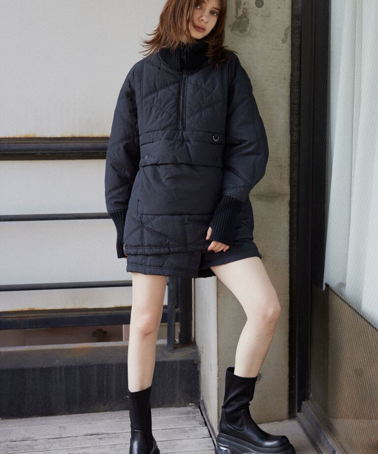 SLY「QUILTING HALF ZIP PULLOVER」|ブルゾン・スタジャン|