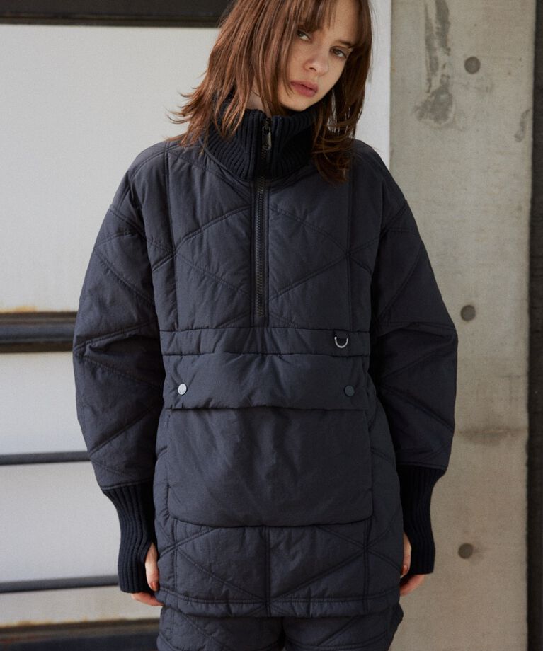 SLY「QUILTING HALF ZIP PULLOVER」|ブルゾン・スタジャン|