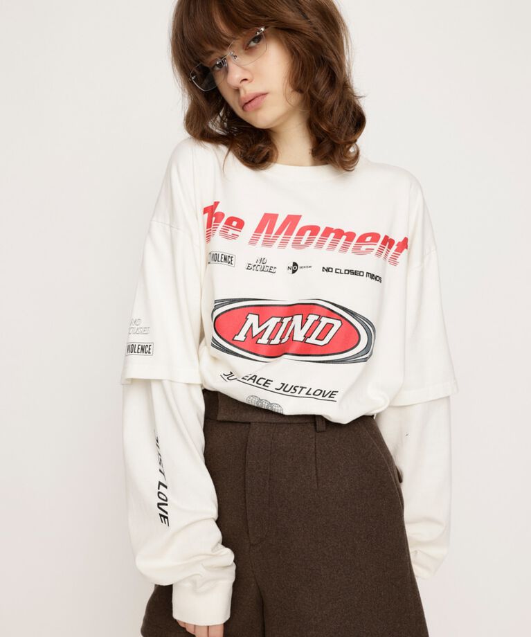 SLY「TM LAYERED C／N トップス」|Tシャツ・カットソー|WHT