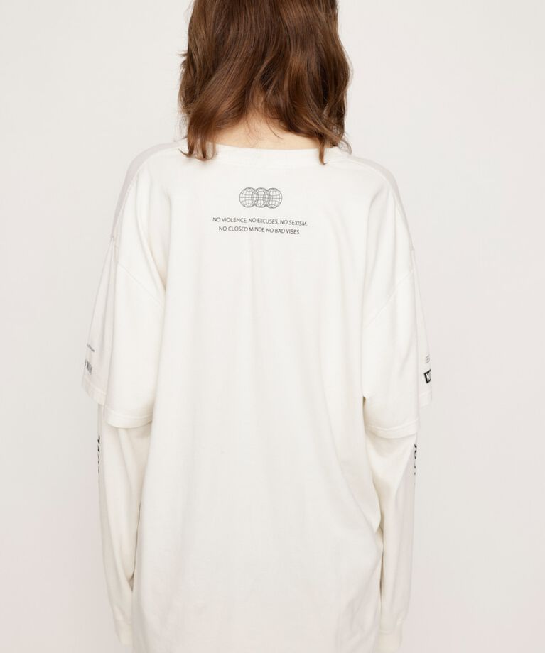 SLY「TM LAYERED C／N トップス」|Tシャツ・カットソー|