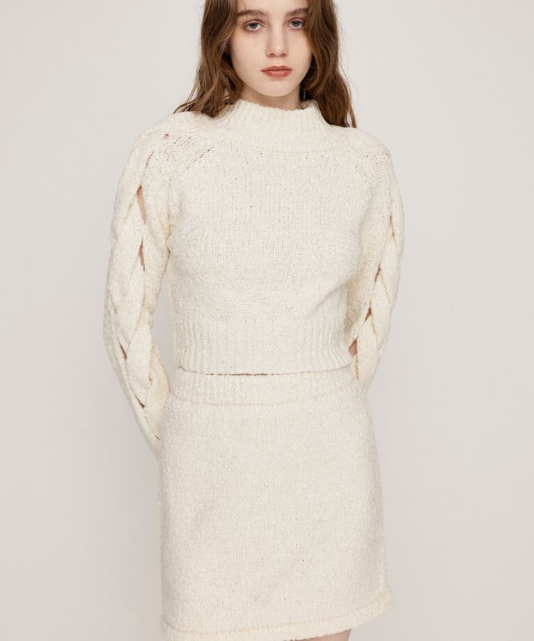 SLY「BRAID SLEEVE MG 2P」|ワンピース|