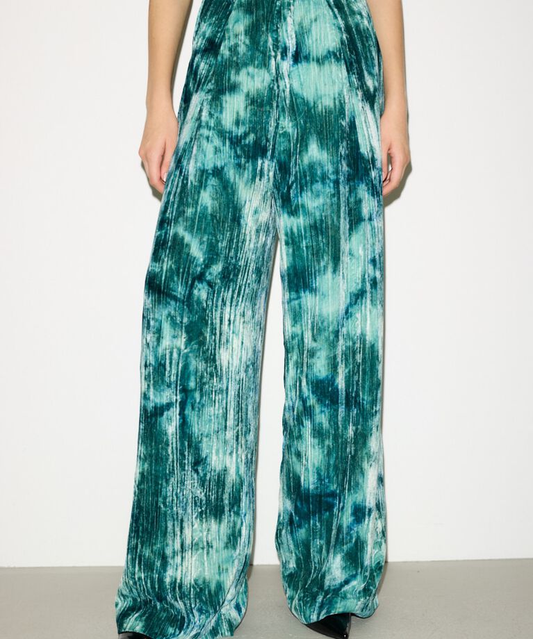 SLY「VELOURS WRINKLE TUCK パンツ」|その他|GRN