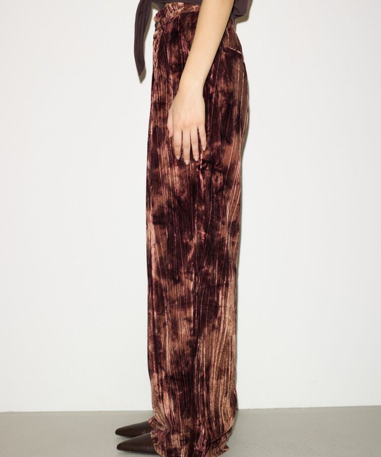 SLY「VELOURS WRINKLE TUCK パンツ」|その他|