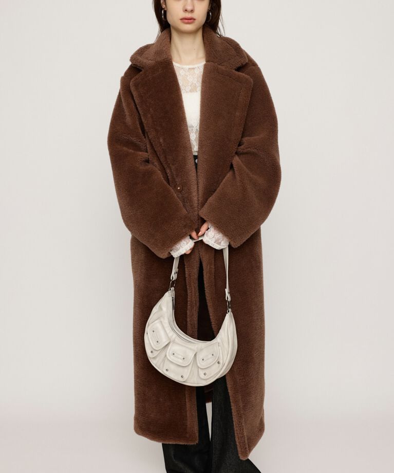 SLY「AIRY BOA LONG コート」|その他|