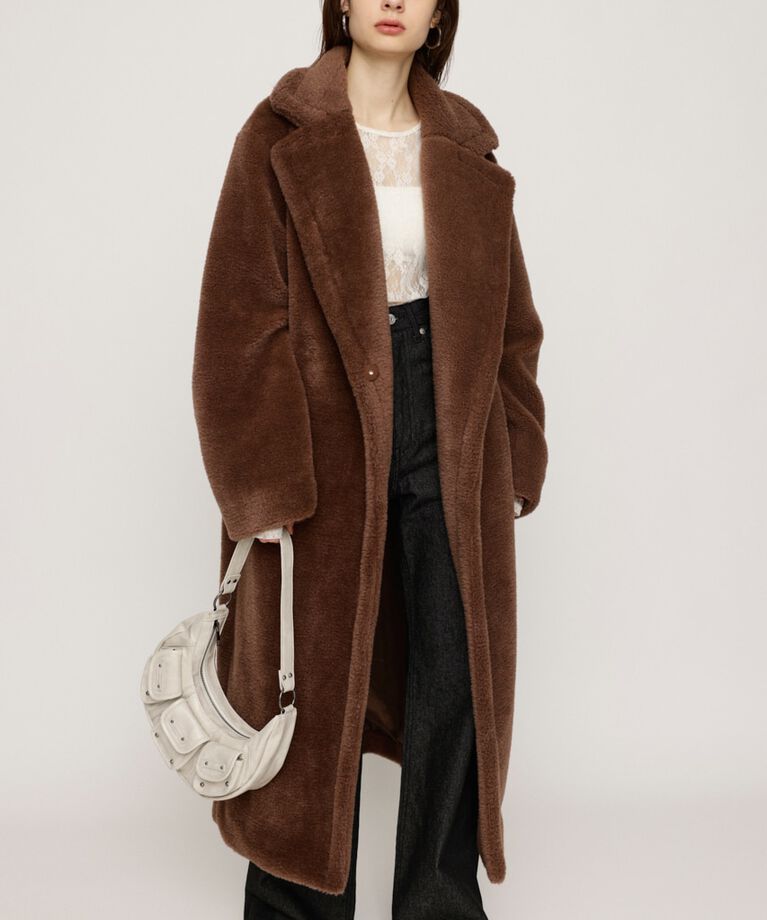 SLY「AIRY BOA LONG コート」|その他|