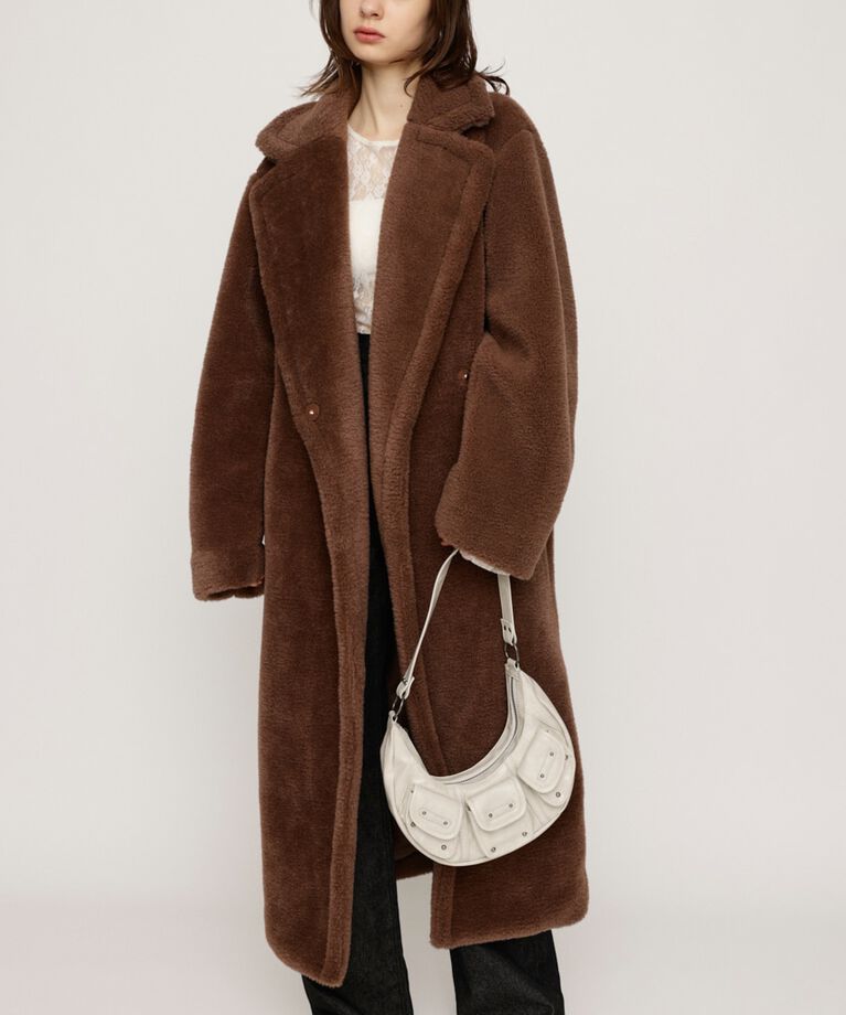 SLY「AIRY BOA LONG コート」|その他|