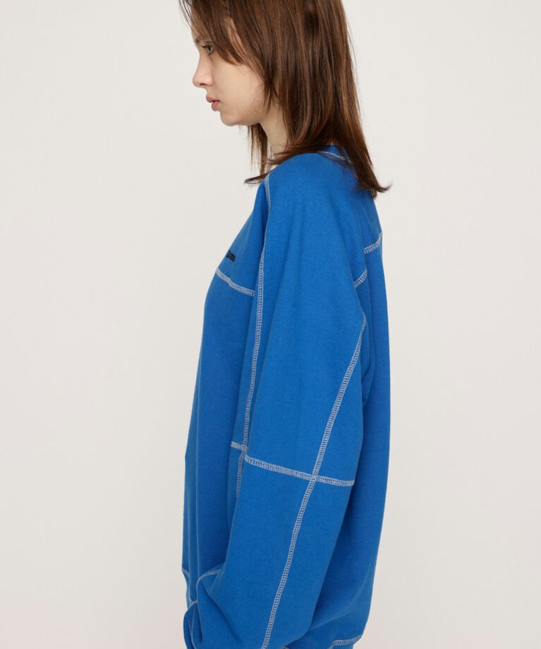 SLY「BI COLOR STITCH SW トップス」|Tシャツ・カットソー|