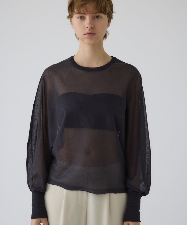 RIM.ARK 「Sheer dolman knit tops」|ニット・セーター|