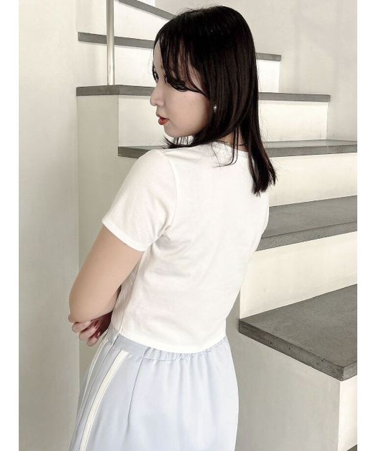 dazzlin「レースキャミレイヤードTシャツ」|Tシャツ・カットソー|
