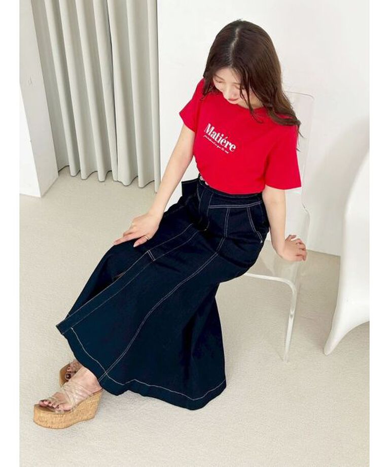 MERCURYDUO「刺繍ロゴTシャツ」|Tシャツ・カットソー|