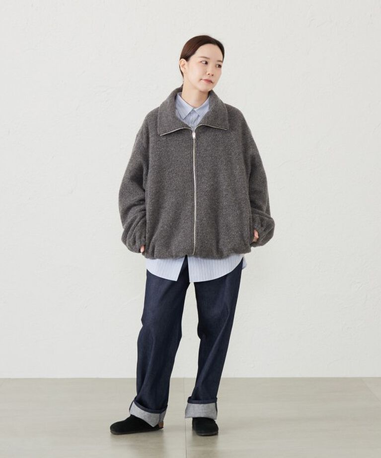 MACKINTOSH PHILOSOPHY「GREY LABEL  シープパイルブルゾン」|ブルゾン・スタジャン|
