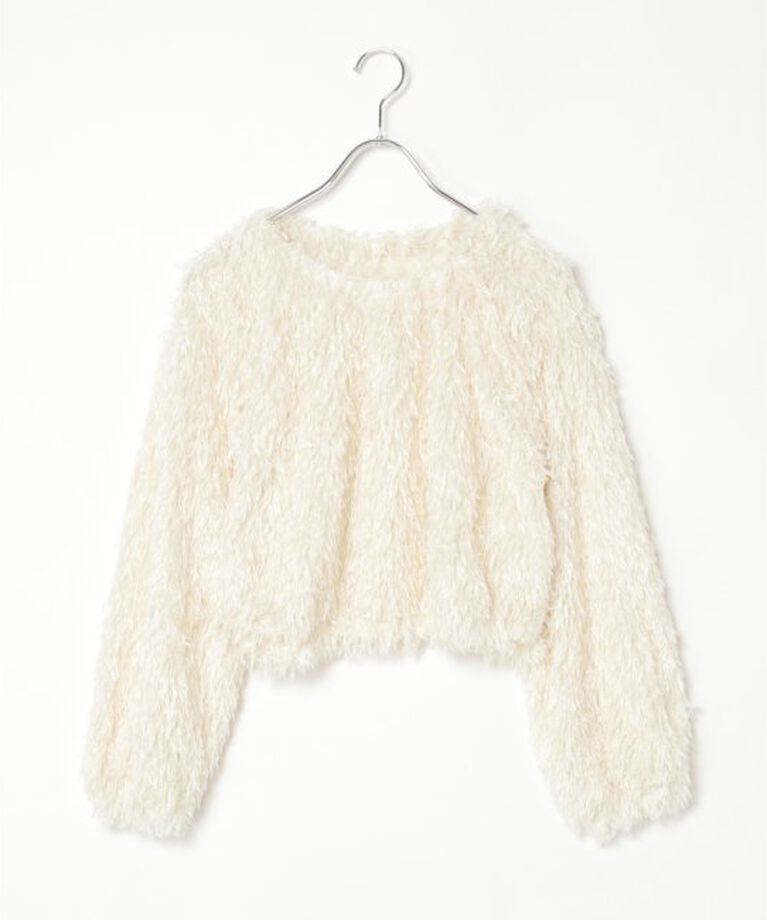 VENCE share style「カットフェザーショートプルオーバー」|その他|