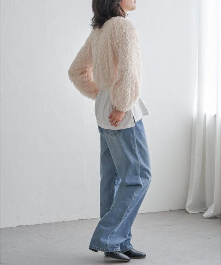 VENCE share style「カットフェザーショートプルオーバー」|その他|