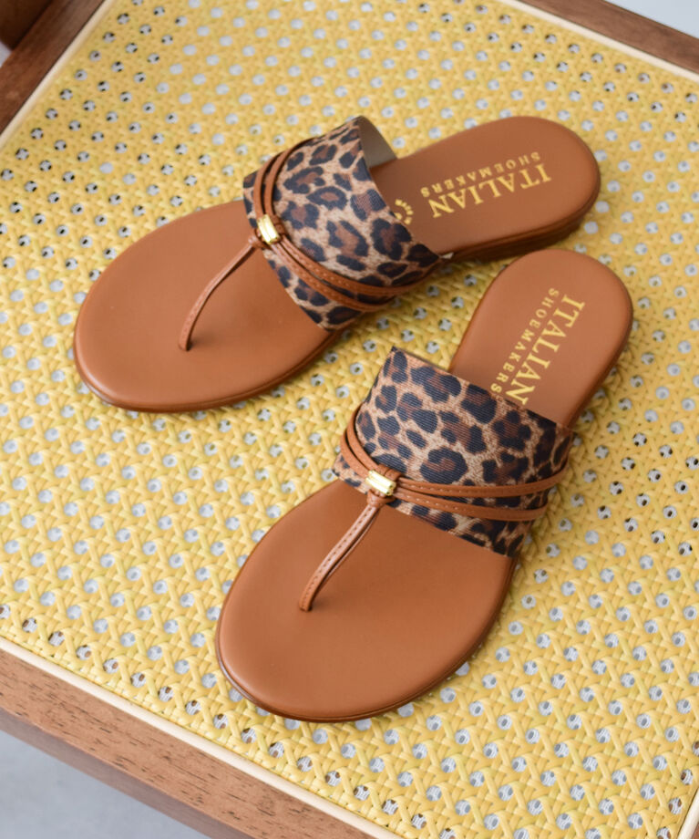 IMPORT SELECT「【ITALIAN SHOEMAKERS】エラスティックベルトトングサンダル(952358)」|サンダル|BR/C