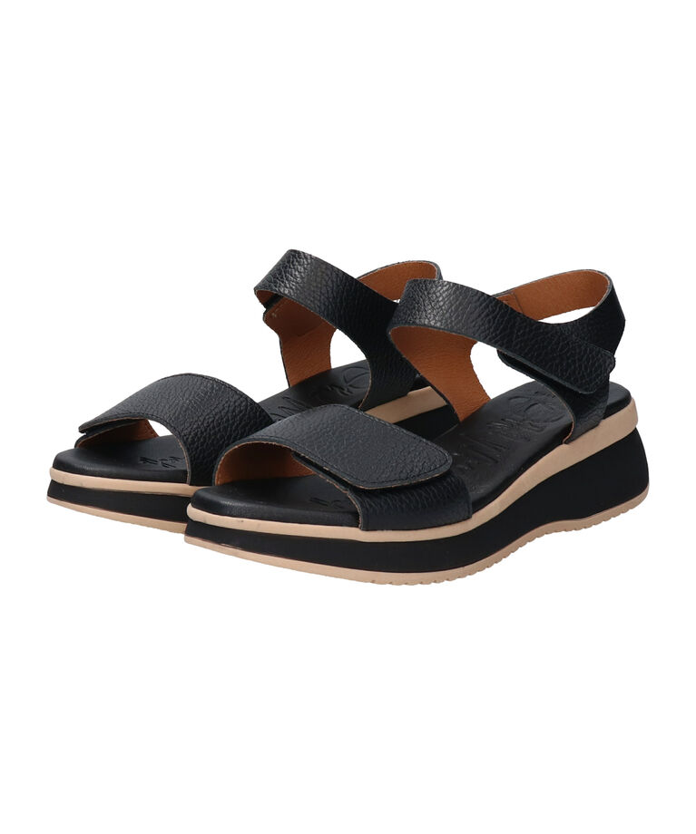 IMPORT SELECT「【Oh my Sandals】ベルクロローヒールサンダル(E52500)」|サンダル|